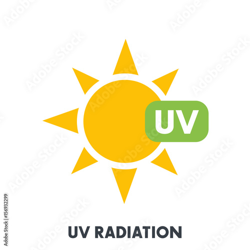 UV radiation sign