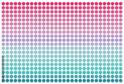 color dots pattern isolated on white background