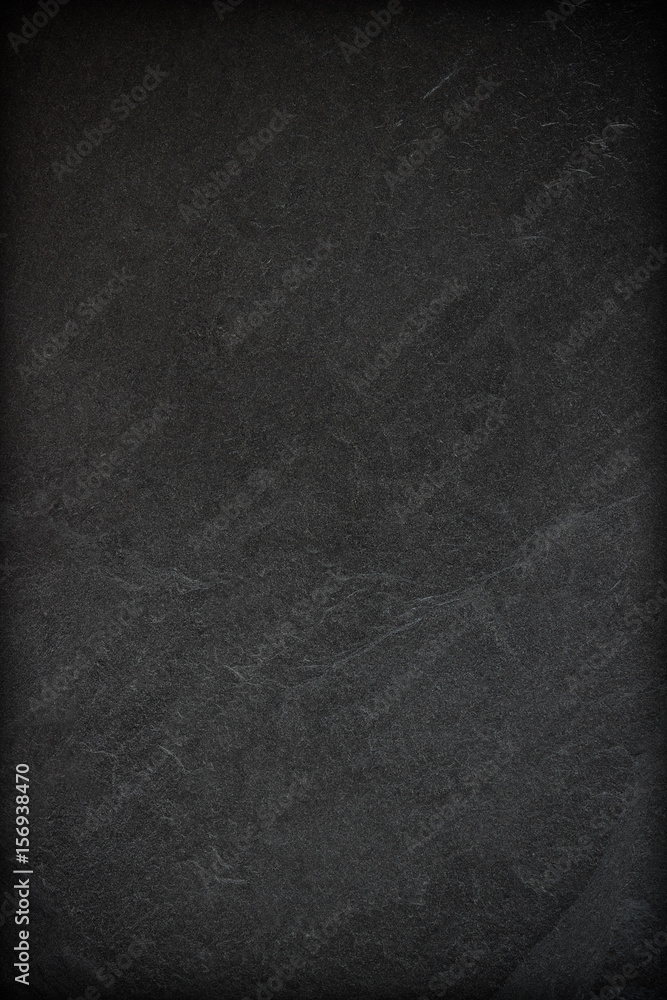 Naklejka premium Dark grey black slate background or texture.