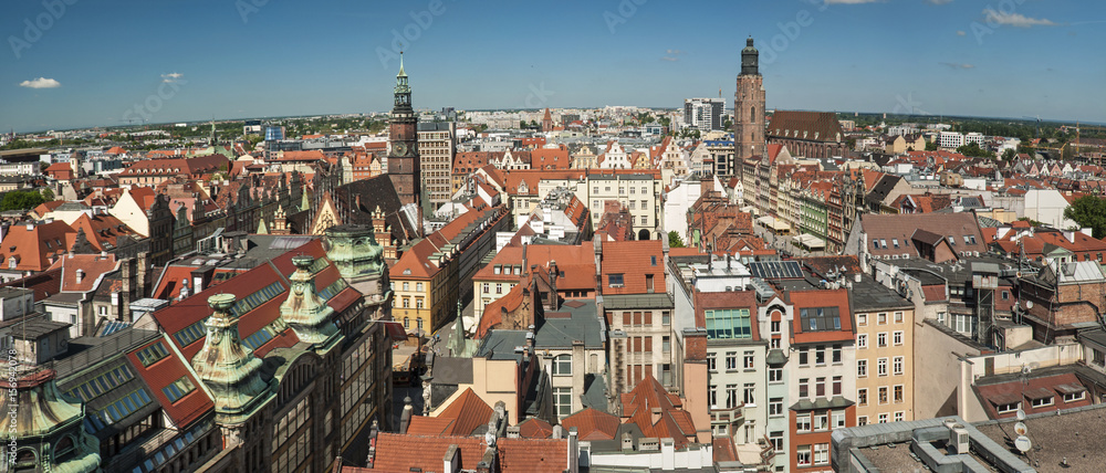 Wrocław - panorama centrum miasta