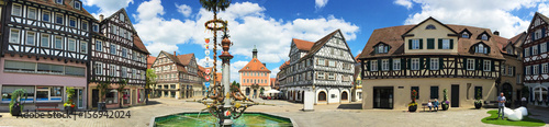 Schorndorf in Baden Württemberg - Panoramaaufnahme photo