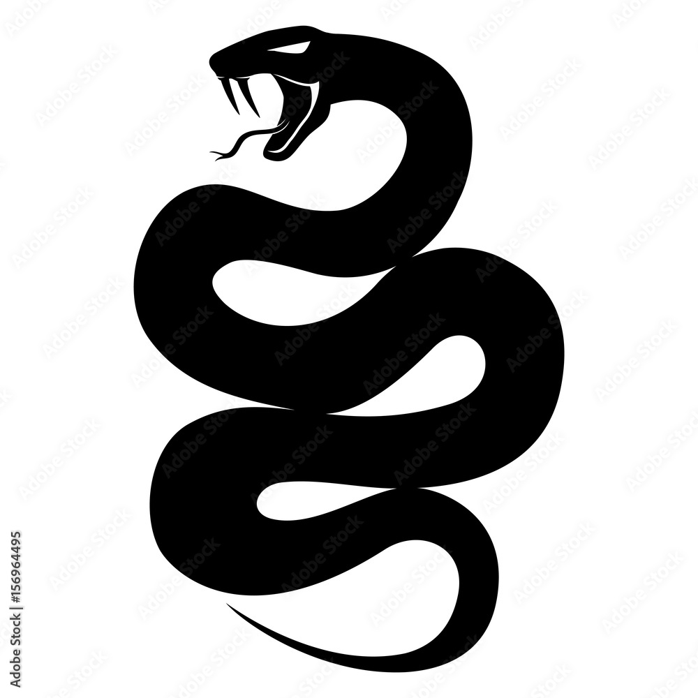 Obraz premium Znak węża.