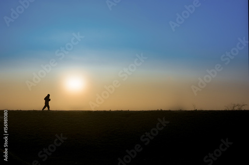 Early morning lonely jogger © captainmilos