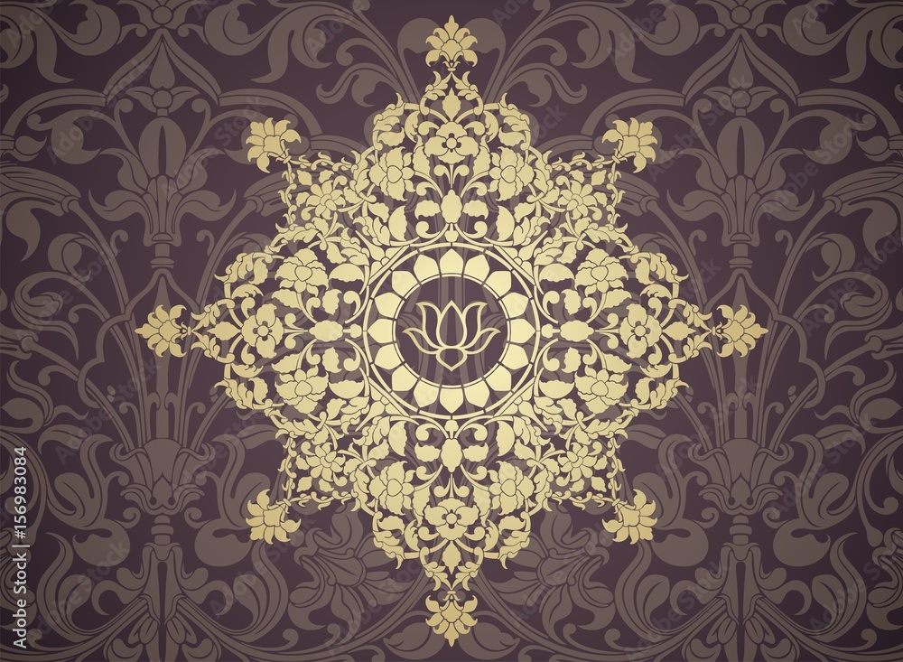 water lily, wedding card design, royal India water lily, wedding card design, royal India