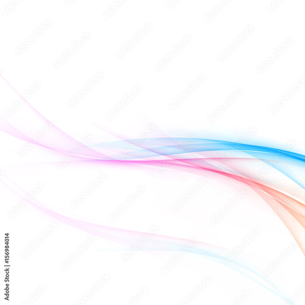 Bright abstract red and blue stylish wave layout Bright abstract red and blue stylish wave layout