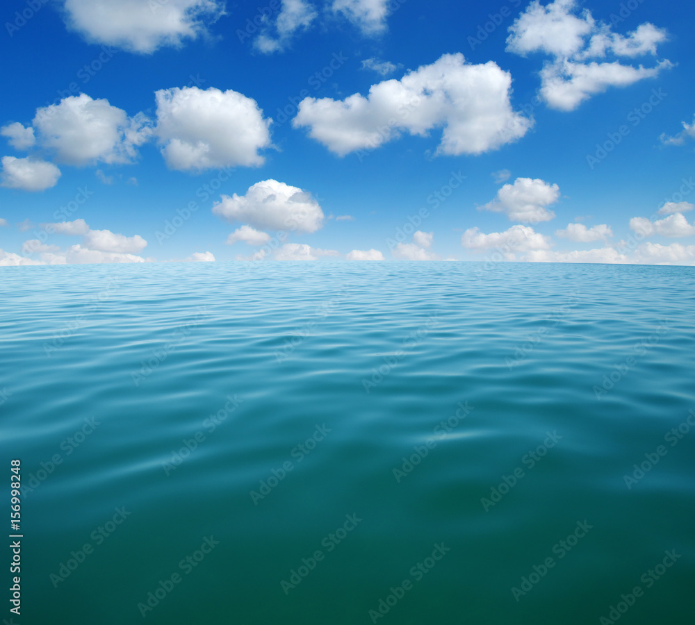 Obraz premium Blue sea water surface