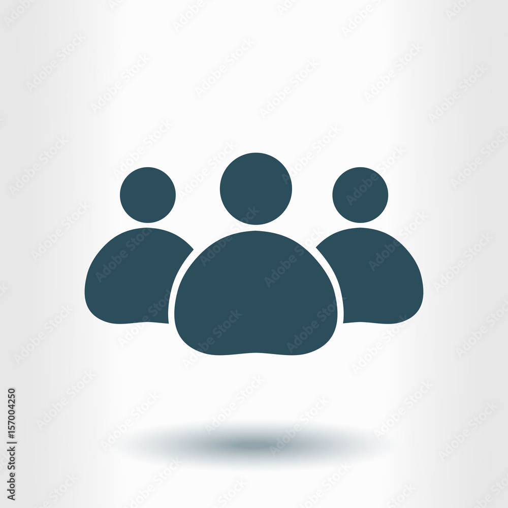 Team work icon. Office workers and business team. Team work icon. Office workers and business team.