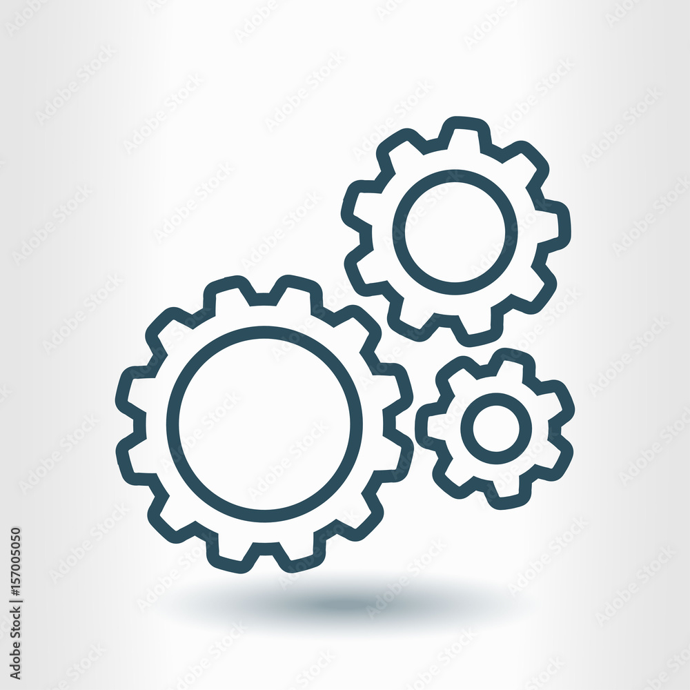 Icon of gears.
The development and management of business processes. Icon of gears.
The development and management of business processes.