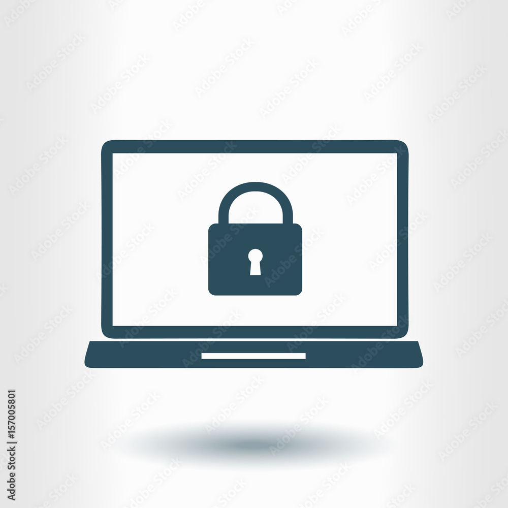 Internet security concept icon. Identification and protection symbol. Internet security concept icon. Identification and protection symbol.