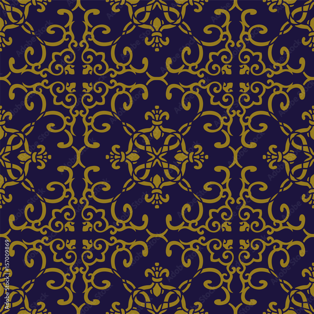 Antique seamless background curve spiral cross chain Antique seamless background curve spiral cross chain