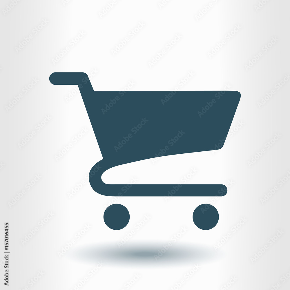 Flat icon of shopping chart. Add a product to the cart. Flat icon of shopping chart. Add a product to the cart.