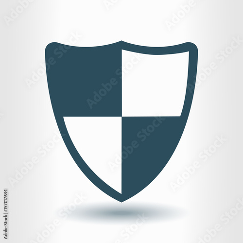 Shield icon. Protection concept.  Software designed to detect and destroy computer viruses.