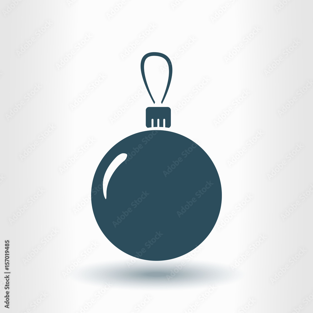 Christmas balls icon. New Year decoration. All to celebrate the New Year and Christmas. Christmas balls icon. New Year decoration. All to celebrate the New Year and Christmas.