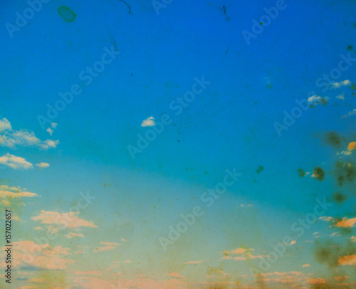 Grunge image of sky background. © ZaZa studio