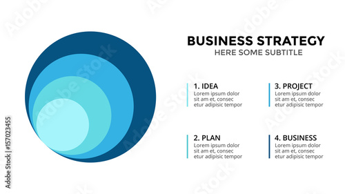 Vector circle arrows infographic, cycle diagram, graph, presentation chart. Business concept with 4 options, parts, steps, processes. 16x9 slide template.