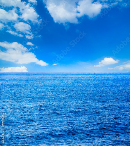  sky and blue ocean