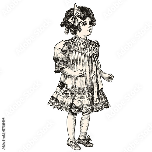 Vintage little girl 