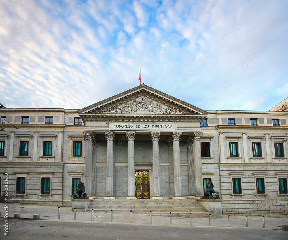 Naklejka premium Congreso de los Diputados (Spanish parliament), Madrid