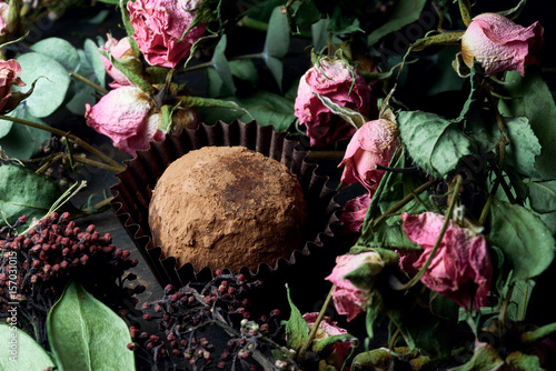 Photos Made by hands raw candy healthy food