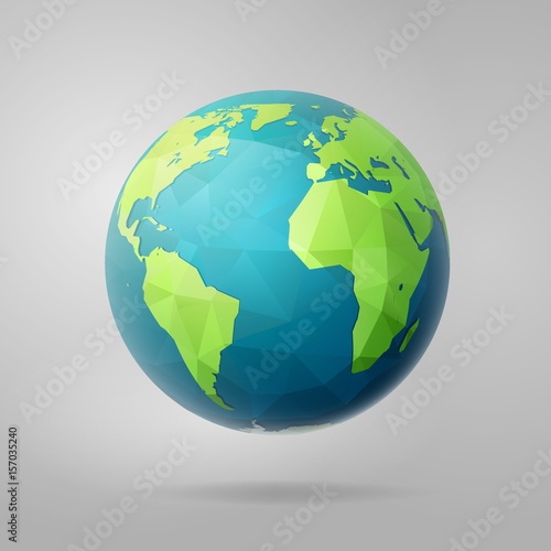 polygon west earth hemisphere on light