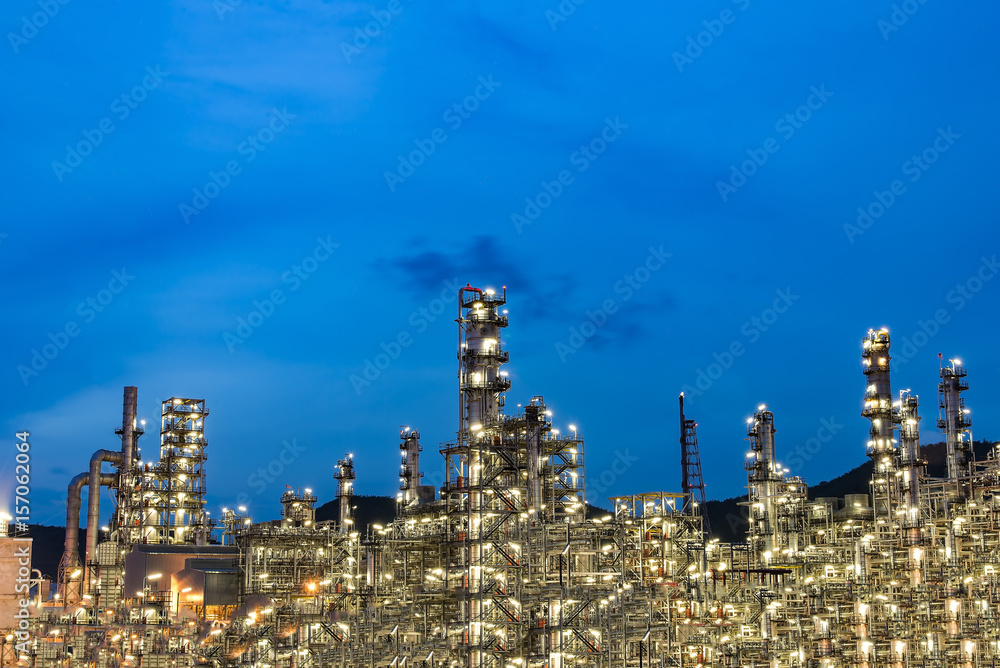 oil refiery plant, and chemical plant in Thailand, oil tank, oil storage, and pipeline