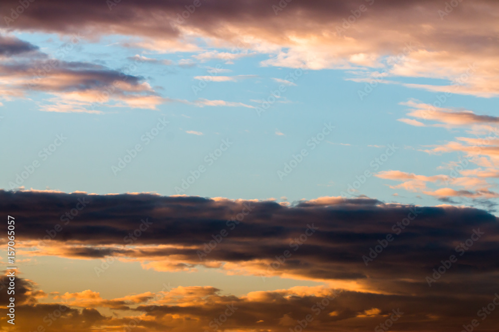 colorful dramatic sky with cloud at sunset colorful dramatic sky with cloud at sunset