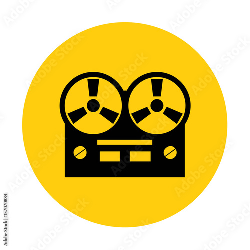 Old reel tape recorder icon.