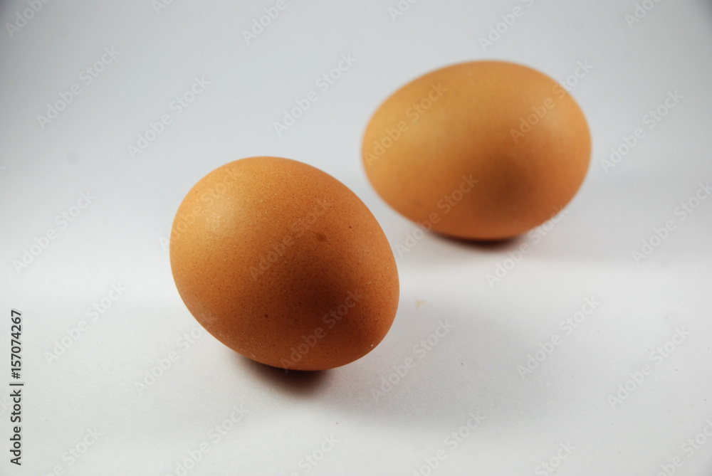 eggs on white background eggs on white background