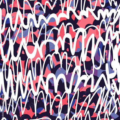Seamless pattern graffiti