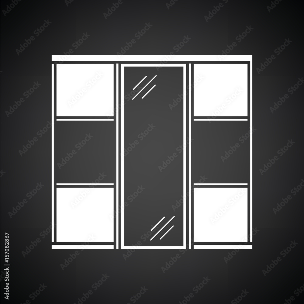 Wardrobe closet icon