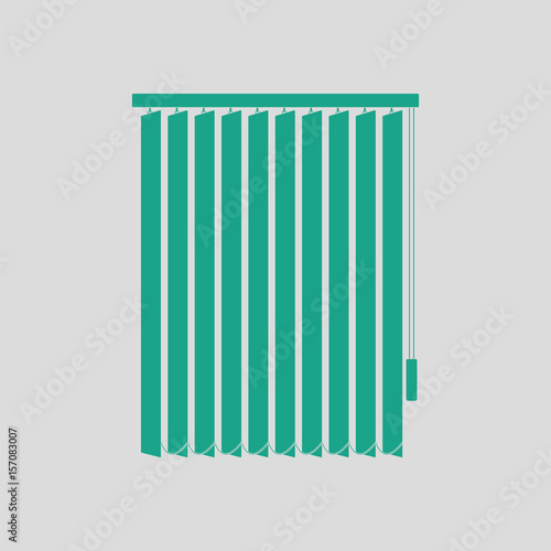 Office vertical blinds icon