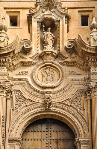 Baroque architecture  Cathedral of Guadix  Granada  Spain