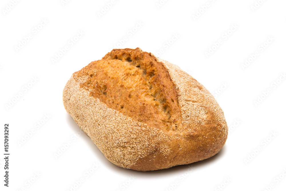 Loaf of bread isolated