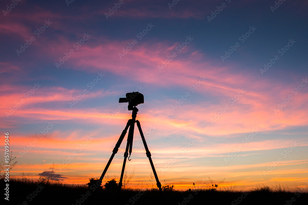 Beautiful sunset sky. Sky Background.