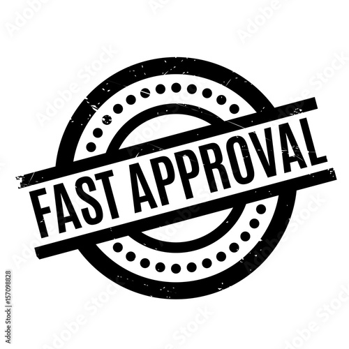 Fast Approval rubber stamp. Grunge design with dust scratches. Effects can be easily removed for a clean, crisp look. Color is easily changed.
