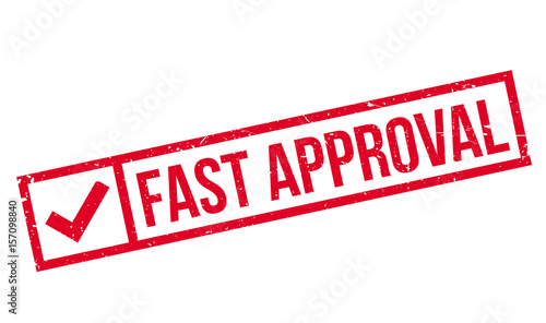 Fast Approval rubber stamp. Grunge design with dust scratches. Effects can be easily removed for a clean, crisp look. Color is easily changed.