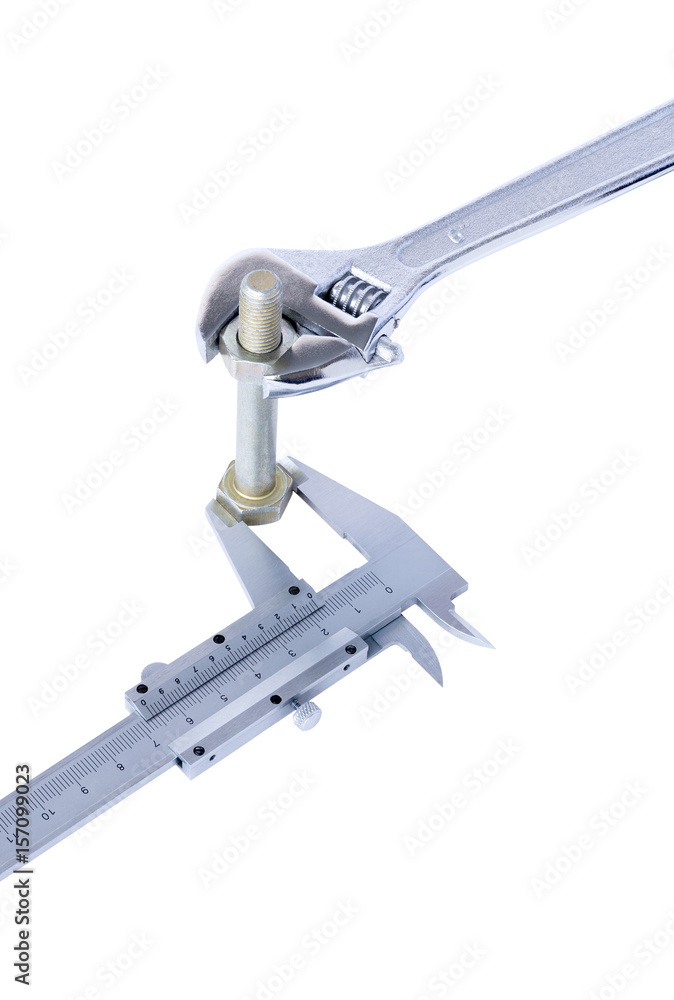 Tools on white background Tools on white background
