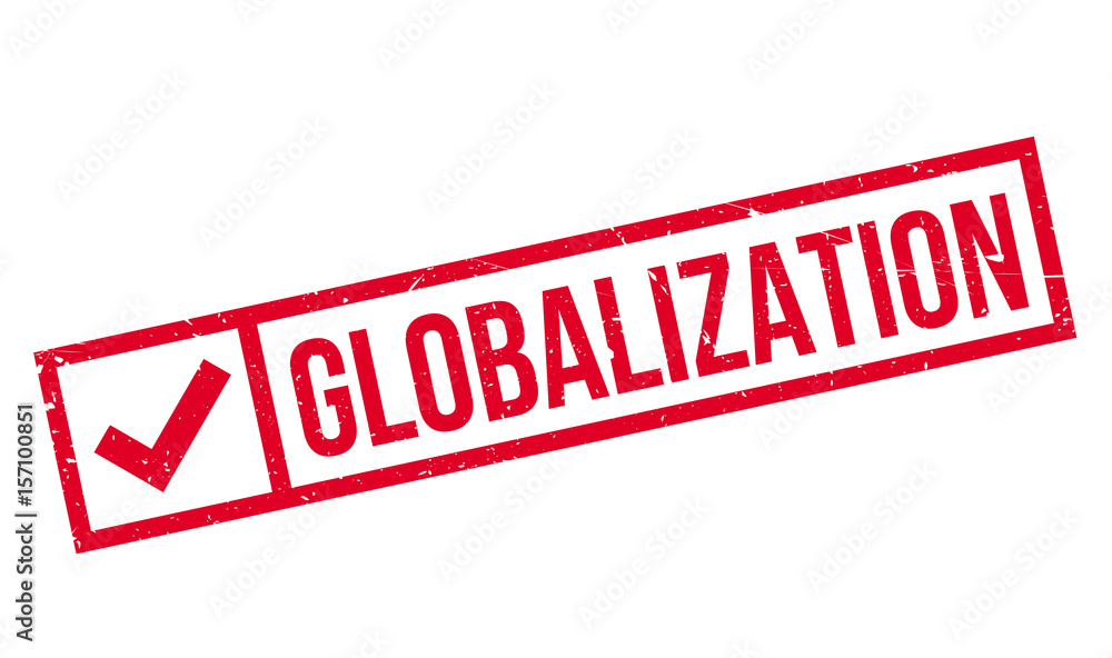 Globalization rubber stamp. Grunge design with dust scratches. Effects can be easily removed for a clean, crisp look. Color is easily changed. Globalization rubber stamp. Grunge design with dust scratches. Effects can be easily removed for a clean, crisp look. Color is easily changed.