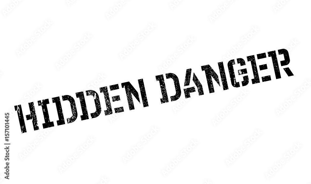 Hidden Danger rubber stamp. Grunge design with dust scratches. Effects can be easily removed for a clean, crisp look. Color is easily changed. Hidden Danger rubber stamp. Grunge design with dust scratches. Effects can be easily removed for a clean, crisp look. Color is easily changed.