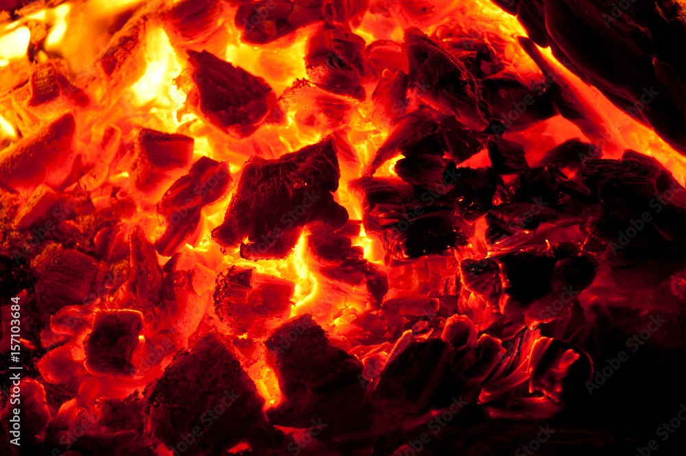 Burning firewood