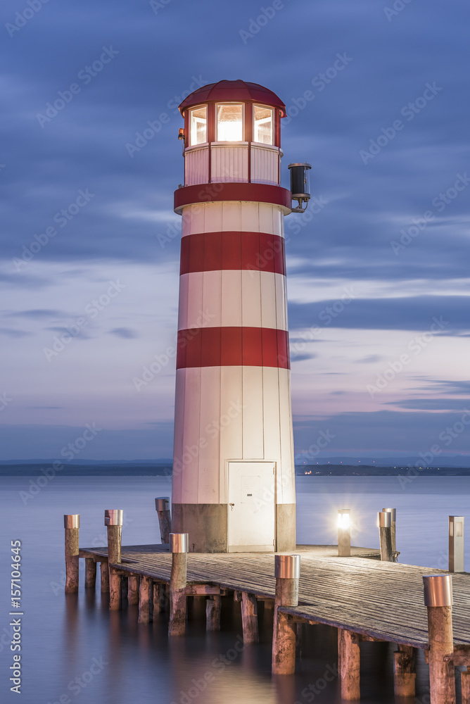 Lighthouse at Lake Neusiedl (Podersdorf am See, Burgenland, Austria)