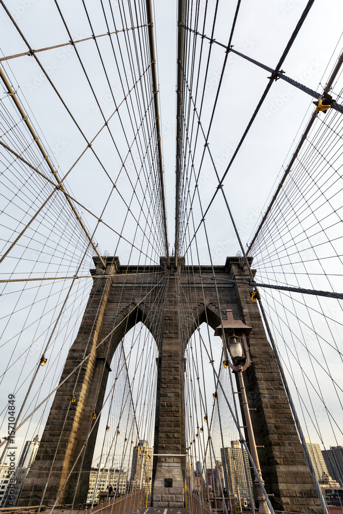Obraz premium Brooklyn Bridge Detail