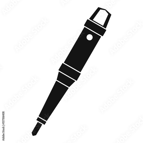 Grip of tattoo machine icon simple