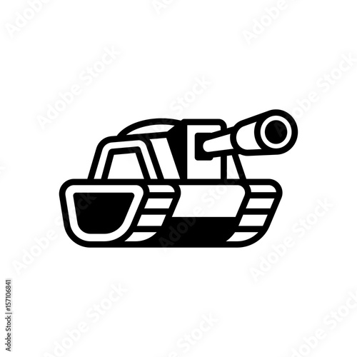 Tank logo illustration