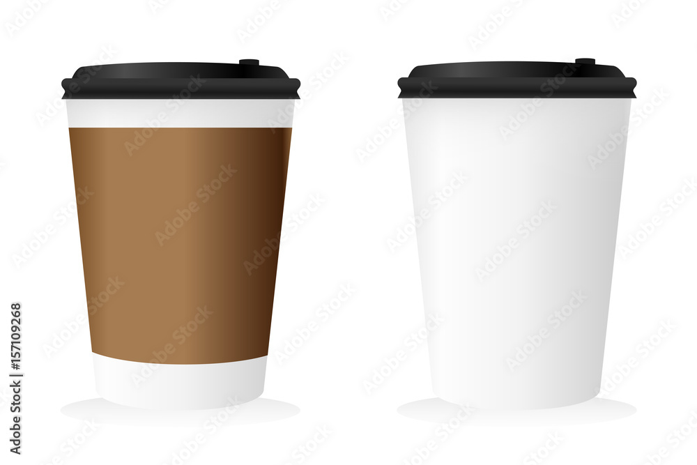 Paper Coffee cup, take away, take out or take home Paper cup with blank copy space. Paper Coffee cup, take away, take out or take home Paper cup with blank copy space.