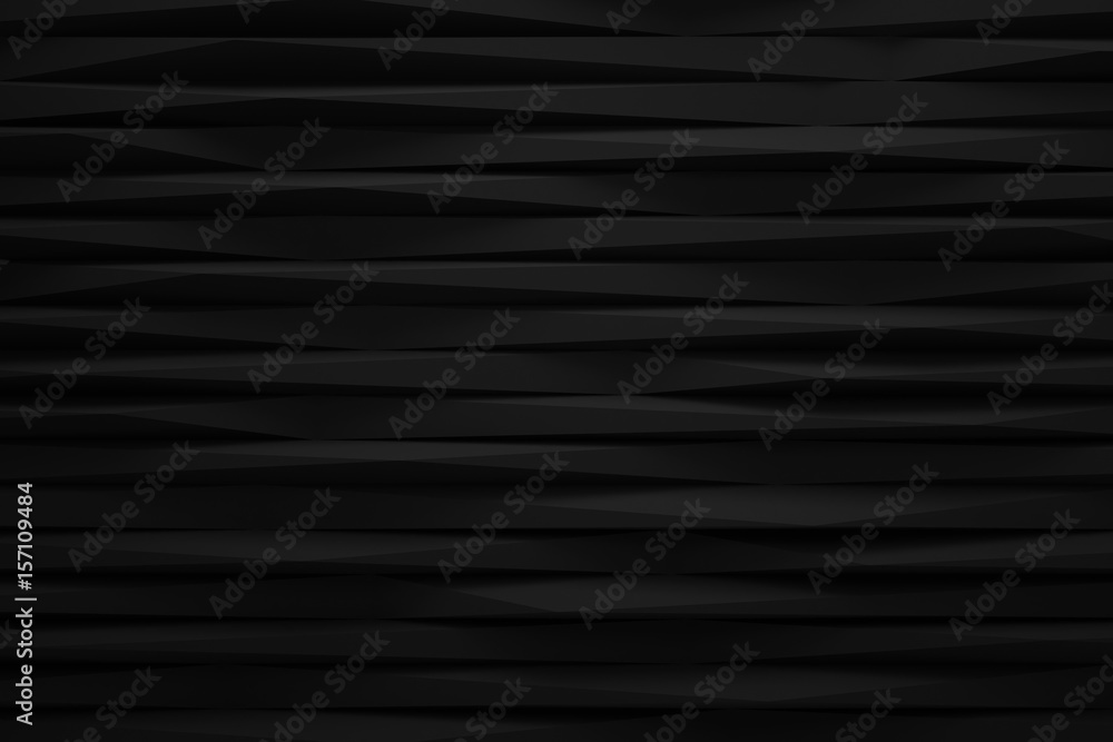 abstract rought dark black blackground  3d render