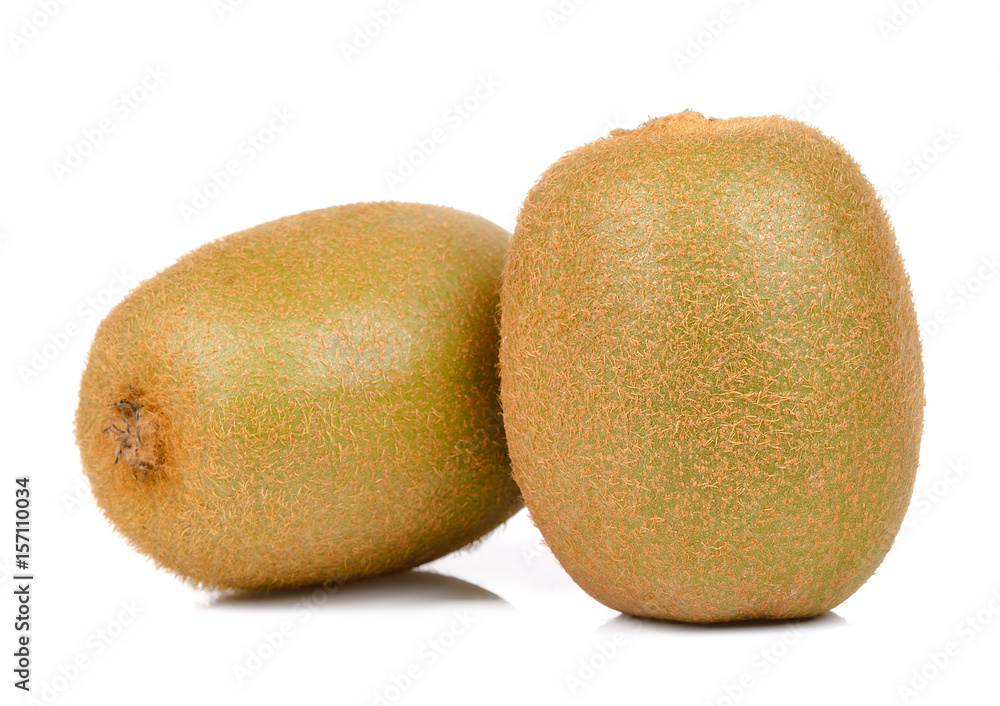 Kiwi fruit isolated on the white background Kiwi fruit isolated on the white background