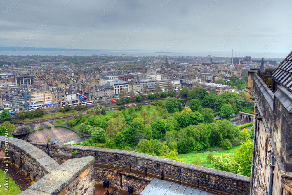 View of Edinburgh, Scotland, UK.