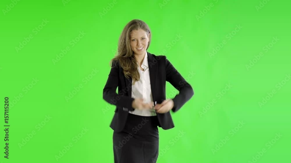 caucasian woman greenscreen cut out business boxer caucasian woman greenscreen cut out business boxer