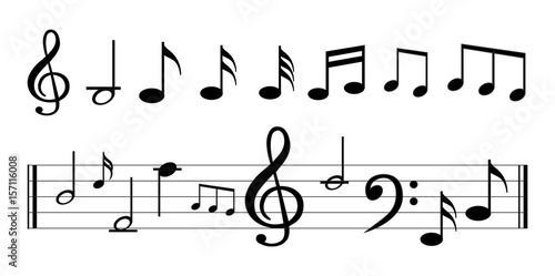 Music note backgroud